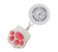 Ipetboom Reloj De Pared De Silicona Precioso Reloj para Enfermeras Retráctil para Estudiantes Clase
