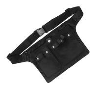 Ipetboom Riñonera Forma De Tijeras para Peluquero Negra Bolso De Cintura para Estilista Estuche para Tijeras Profesionales para Llevar Herramientas Salón De Peluquería