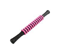 Ipetboom Rodillo De Masaje De Plástico Para Cuerpo Bastón De Yoga Relax Masajeador De Alta Densidad Color Rosa Para Relajar Músculos y Promover La Circulación Sanguínea