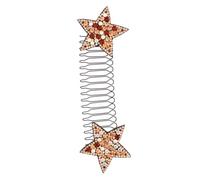 Ipetboom Rompedor de pelo peines para el cabello para mujeres chica cerda hair clips horquillas moño pinzas para el cabello pasadores pinzas para el cabello para maquillaje resina Yellow