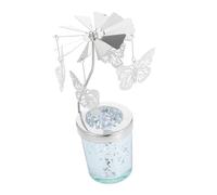Ipetboom Rotating Metal Candle Holder with Decorative Tea Light Carousel For Home and Festive Gatherings Gift for for for for for for For Mothers and Children Finish