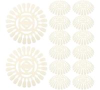 Ipetboom Rueda de colores para uñas de 20 piezas: Tabla de muestra de 24 puntas para práctica - Paleta de exhibición de arte de uñas de plástico para pruebas de esmalte de gel en salón