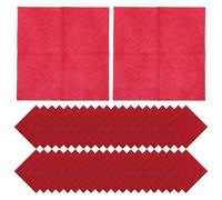 Ipetboom Servilletas de Cóctel Desechables Rojas 20X20 CM Paquete de 150 Unidades Servilletas de Papel para Restaurantes y Fiestas Ideales para Eventos y Cenas Elegantes