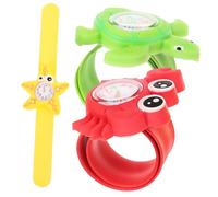 Ipetboom Set de 3 Relojes Digitales Infantiles Diseño de Animales Marinos, Plástico Duradero y Movimiento Preciso, Ideales para Niños en Actividades Diarias Color Aleatorio