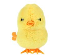 Ipetboom Set De 4 Juguetes De Pollo Saltarines Peluche con Mecanismo Relojería Sin Batería para Niños Decoración Y Regalo Fiesta Compacto Y Seguro