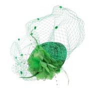 Ipetboom Sombrero De Vintage Verde Para Mujer y Niña Purpurina Para Pinzas De Pelo Tocados Día De San Patricio Fiesta Irlandesa