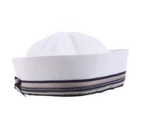 Ipetboom Sombrero Marinero para Mujer con Lazo Vintage Sombrero Náutico para Fotografía y Fiestas Temáticas Disfraz Capitán de Yate