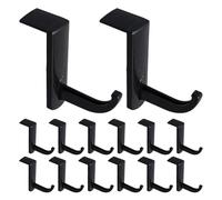 Ipetboom Soporte Adhesivo para Auriculares 20 Unidades, Gancho Antideslizante para Escritorio y Pared, Colgador Compacto Compatible con Gaming, Oficina y Ordenador