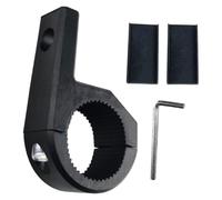 Ipetboom Soporte de Montaje para Faro de Motocicleta Abrazadera Ajustable para Manillar de Tubo Material ABS Resistente Compatible Luces LED Accesorio Versátil para Motos Adecuado para