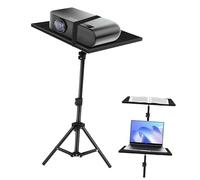 Ipetboom Soporte de Proyector Ajustable Multifuncional con Bandeja para Proyector Soporte Portátil para Tablet y Laptop para Teatros Casa Salas de Conferencias y Aulas