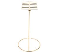 Ipetboom Soporte Metálico para Joyas de Mesa con Gancho Colgante Organizador de Pendientes Collares Pulseras y Llaveros Exhibidor Elegante y para Almacenamiento y Presentación
