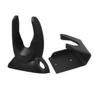 Ipetboom Soporte Paquete Código Portátil de de Barras Escáner para de Plástico Negro Instalación en Diseño Elegante y Ahorro de Espacio de 2 Unidades Pared para Almacenes y Mostradores