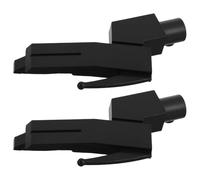 Ipetboom Soporte para Aguja de Tocadiscos 2 Piezas, Adaptador de Montaje para Cartucho de Vinilo, Plástico Resistente, Diseño Antivibración, Accesorio para Platos Giratorios