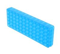 Ipetboom Soporte para de de Ranuras Organizador de Almacenamiento para Laboratorio Rack Doble Cara para de Resistente y Duradero para de Reacción Cadena Color Azul