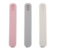 Ipetboom Soporte para Lápiz Óptico Funda Protectora Portátil, Estuche para Bolígrafo Capacitivo 8-10,3 Pulgadas, 3 Piezas Correa Elástica para Tabletas Pequeñas en Beige, Gris y