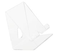 Ipetboom Soporte para Teléfono Móvil Acrílico Transparente de Sobremesa, Soporte Inclinado Resistente y Estable para Exhibición, Adecuado para Organización y Uso en Oficina o Comercio