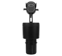 Ipetboom Soporte para Teléfono Móvil de Coche Ajustable Portavasos Integrado Clip para Smartphones Soporte Multifuncional para Bebidas y Dispositivos Automóvil Plástico Resistente 1