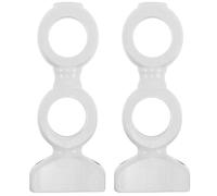 Ipetboom Soportes de Madera para Barras de Cortina Doble 2 Piezas Color para Montaje en Pared Alta Resistencia Compatibles Varillas de Cortina de Ventana para Dormitorio y Sala