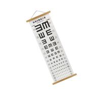 Ipetboom Tabla de Pruebas de para Exámenes Oculares Casa Gráfico de Colgante Herramienta Práctica para Tipo de