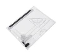 Ipetboom Tablero de Dibujo A4 Multifuncional de Plástico Ligero con Reglas y Escalas Precisas para Dibujo Técnico y Creación al Aire Libre, Set Portátil de 1 Juego