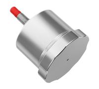 Ipetboom Tanque de Líquido de Freno Hidráulico para Coche, Depósito de Aceite de Embrague Plateado, Compatible Sistemas de Freno Manual, Accesorio Automotor para Competición y Uso Diario,