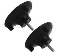 Ipetboom Tapa de Pata Antideslizante para Silla de Ducha y Taburete de Baño, Goma Resistente 104mm con Tornillo M8, Accesorio de Repuesto para Sillas de Baño y Bancos de