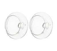 Ipetboom Tapa de Tetera de Vidrio Transparente Redonda de 7.5 Cm Repuesto para Tetera de 600 Ml Accesorios Pack de 2 Piezas para Uso en Cocina y Té