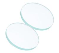 Ipetboom Tapa de Vidrio Templado Transparente para Medidor de Agua 76 Mm, Cubierta Redonda de Repuesto 2 Piezas, Accesorio Resistente al Impacto y Protección contra Humedad para