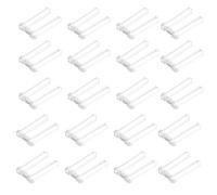 Ipetboom Tapones de Fijación para Gafas sin Montura 200 Piezas Clip Doble de Sujeción para Lentes Accesorio Flexible Resistente al Sudor Herramienta para Reparar Gafas y Accesorios