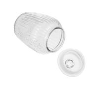 Ipetboom Tarro de Vidrio Transparente Tapa Hermética para Almacenamiento Cocina Frascos Sellados para Miel Granos y Encurtidos para Hogar Restaurante y Hotel