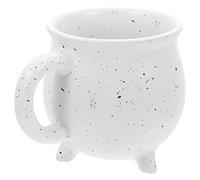 Ipetboom Taza de Cerámica Decorativa con Diseño de Caldera de Bruja para Halloween Vasos de Agua y Café Regalo para Familia y Amigos