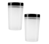 Ipetboom Taza de Lavado de Bolígrafos 2 Piezas Plástico Funcional para Recipiente Ecológico Ligero y Reutilizable para Estudiantes de y Pintores