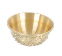 Ipetboom Tazón de Cornucopia de Cobre para Decoración de Hogar y Oficina Adorno para Celebraciones y Resistente al Desvanecimiento y Colores Brillantes