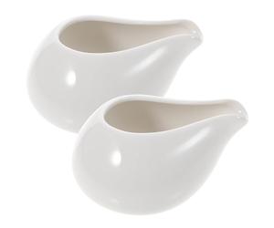 Ipetboom Tazones para Salsa de Cerámica 240 Ml sin Mango 2 Piezas para Condimentos en Restaurante y Uso Doméstico