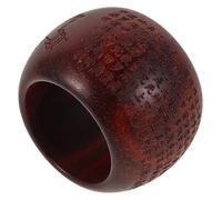 Ipetboom Tiger Striped Wood Wrench Ring Anillos De Poder Anillos De Hombre Anillos Para Hombre Wooden