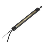 Ipetboom Tira LED para Motocicleta Luces de Señal y Freno Trasero, Doble Color Flujo, Resistente a Impactos, Alta Visibilidad Nocturna, Compatible para Motos Deportivas y Scooters