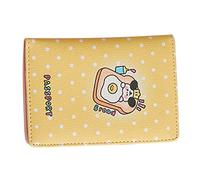 Ipetboom Titular del Pasaporte Titular de Pasaporte de Viaje Titulares Accesorios de Viaje Passport White Cartera para Documentos de Viaje Cubierta del Pasaporte de Viaje Cuero PU Amarillo