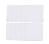 Ipetboom Toallas Desmaquillantes de Algodón de Doble Capa 28x28 Cm, Paquete de 10 Piezas, Suaves y Absorbentes para Uso Facial y Cuidado de Bebés