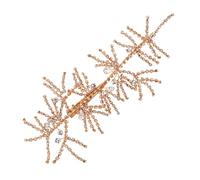 Ipetboom Tocado de Novia Cadena de Garras de Gemas de Imitación Pinza Lateral Pelo para Bodas de Adorno Pelo Novia Brillante Tocado de Boda