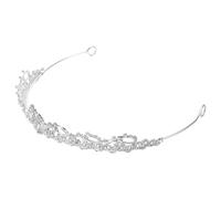 Ipetboom Tocado de Novia para Boda Accesorio de Fiesta con Gemas de Imitación Real para Diademas de Reina y Princesa