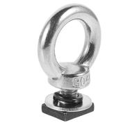 Ipetboom Tornillo de Anclaje en T para Portaequipajes M8, Gancho Tuerca para Riel en T, Accesorio de Fijación para Marco de Equipaje en Techo, Ojal para Amarre de Cuerdas, Montaje