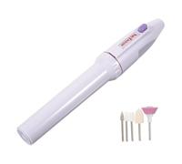 Ipetboom Torno Eléctrico Portátil Para Uñas Ruido Máquina De Manicura y Pedicura Para Pulir Limar y Moldear Uñas Acrílicas Para Salón y Uso Doméstico De Eléctrica Para Viaje