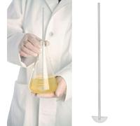 Ipetboom Varilla Agitadora de Acero Inoxidable Mediana Paleta Agitadora de Cuatro Hojas para Laboratorio Químico Herramienta Práctica para Agitar Reactivos y Disolventes Reutilizable