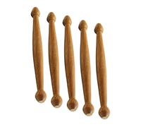 Ipetboom Varilla de Masaje de Madera 5 Piezas, Herramienta Multipropósito para Puntos de Acupuntura en Cuerpo y Manos