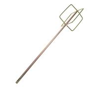 Ipetboom Varilla Mezcladora para Taladro Eléctrico Accesorio para Mezclar Cemento y Pintura Varilla Agitadora de Lodo y Mortero Herramienta Multifuncional para Construcción Reutilizable