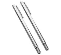 Ipetboom Varillas de Radiestesia de Acero Inoxidable Tamaño L Juego de 2 Piezas Varillas de Adivinación para Exteriores y Detección de Agua Herramienta Ligera y Desmontable para Feng