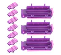 Ipetboom Varillas para Rizar Cabello Corto en Espiral 30 Piezas, Rizadores de Plástico para Permanente sin Calor, Doble Línea para Volumen en Raíces, 5,7 X 3 X 1,3 Cm, Uso Profesional