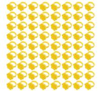 Ipetboom Vasos Hexagonales para Pegamento de Pestañas 250 Unidades Portagel Profesional 7 Ranuras de 35 X 5 MM Soporte Compacto para Extensiones de Pestañas Secado Rápido y Control