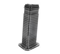 Ipetboom Vintage Alloy Craft Flatiron Building Model Decorative Architectural Sculpture For Desk and Shelf Unique Travel Souvenir and Photography Prop with Classic Vintage Appeal