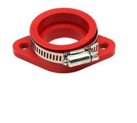 IPEVMLZ Adaptador De Carburador Para Moto De Cross Con Tubo De Admisión De Goma Apto Para KEIHIN Para MIKUNI Para KOSO PE Para PWK 21-34mm(ROJO,21-30mm)